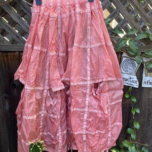 4Kinship Native-made upcycled parachute bubble skirt - Petal Pink